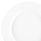 Matte Milk White Round Disposable Plastic Appetizer/Salad Plates - 7.5" (120 Plates)